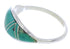Turquoise Sterling Silver Southwestern Ring Size 8-1/4 ZX36267